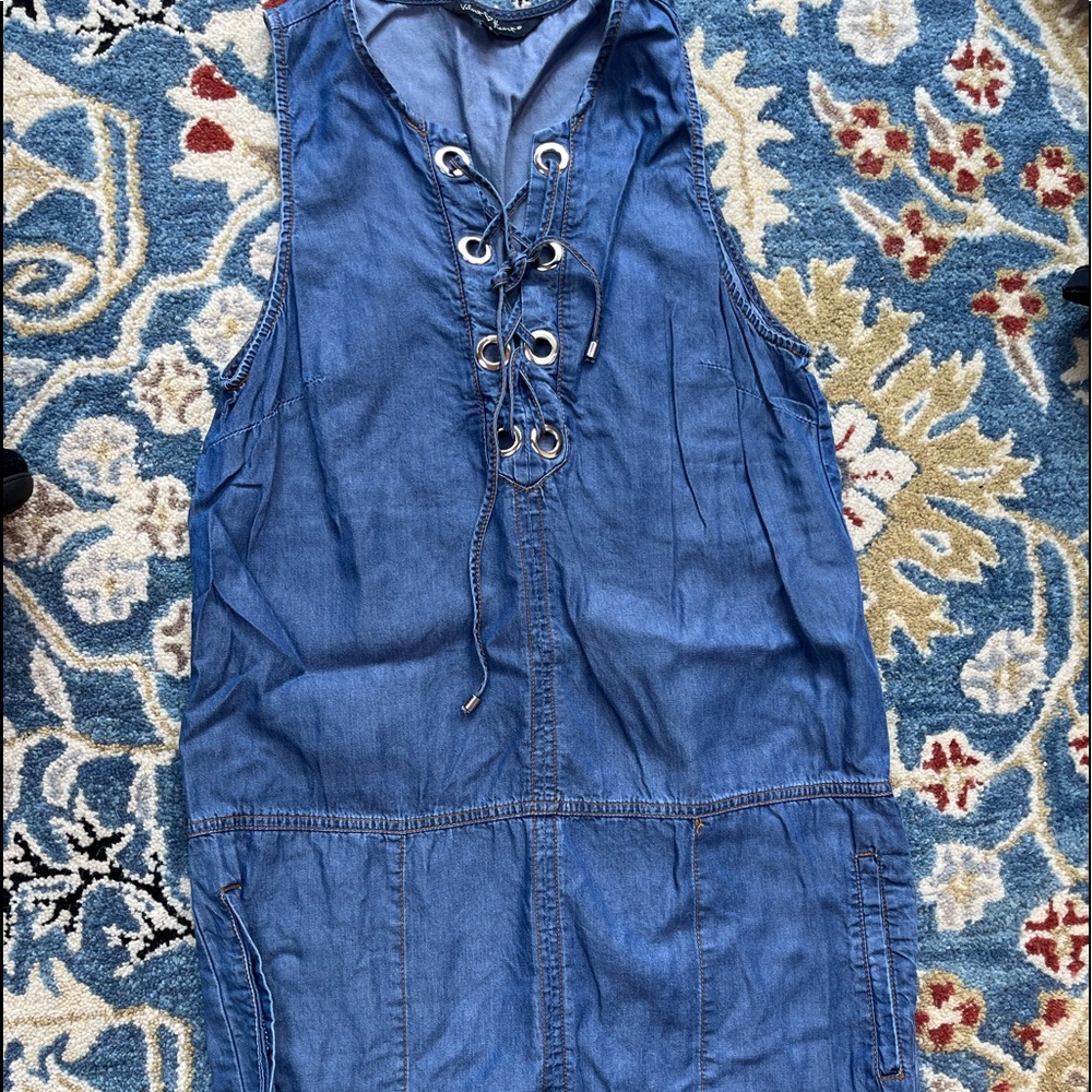 Velvet Hearts denim dress